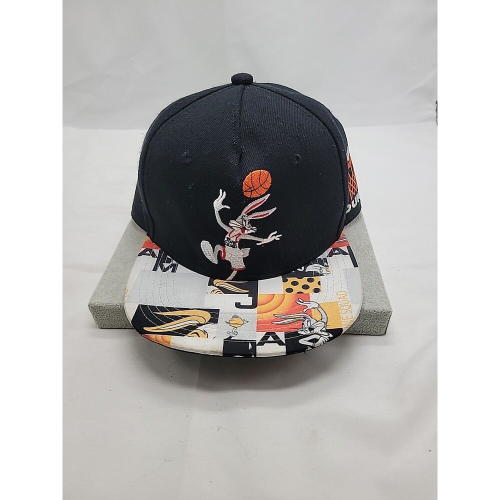 Space Jam Bugs Bunny Hat Snapback black Basketball Cap adjustable Looney Tunes